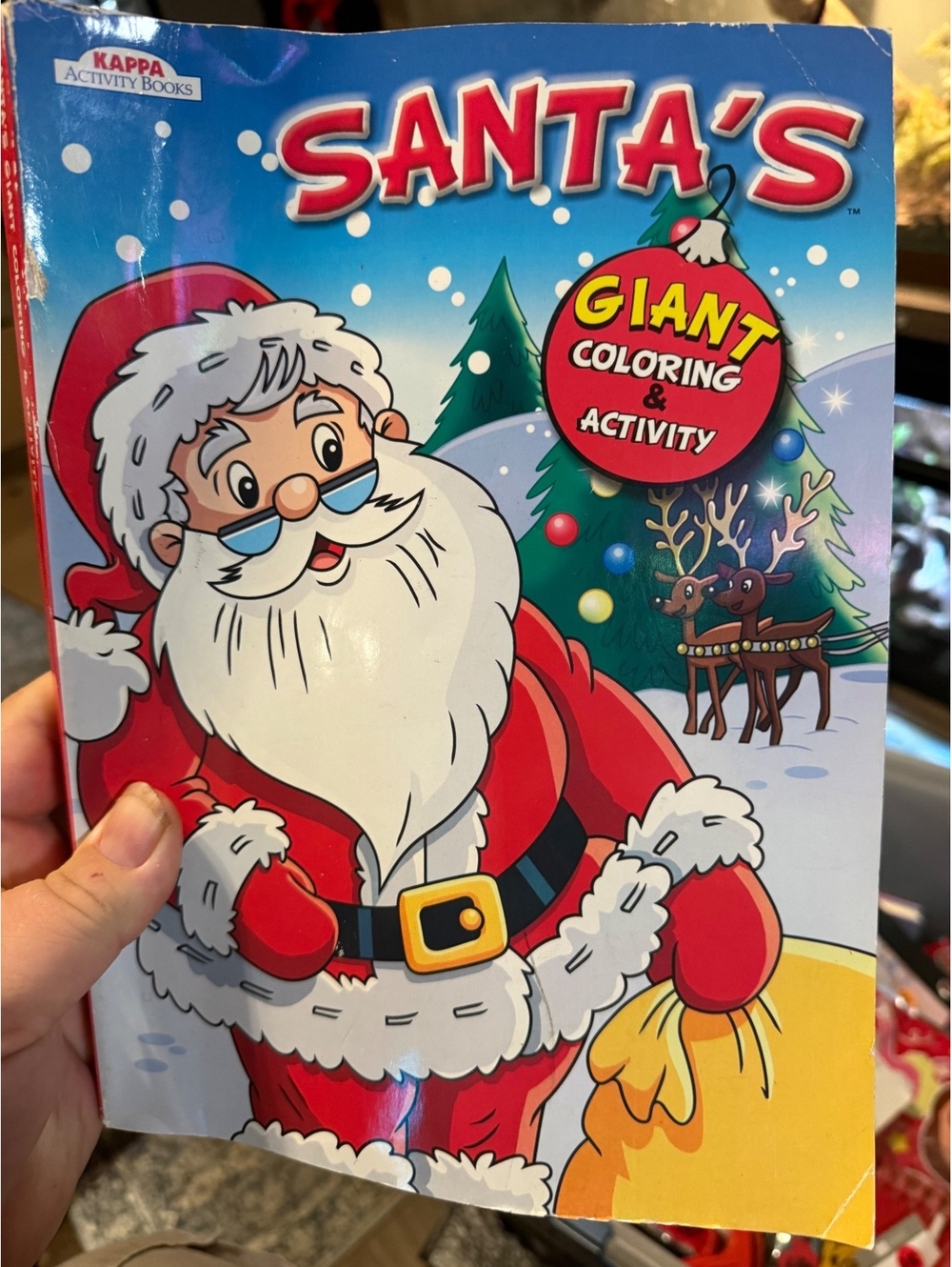 Santa's Giant Coloring & Activity Book